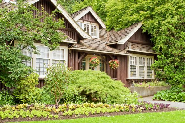 Log Home Landscaping in Simi Valley